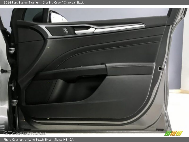 Sterling Gray / Charcoal Black 2014 Ford Fusion Titanium
