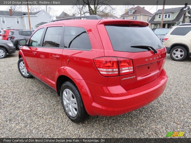 Redline / Black 2018 Dodge Journey SE