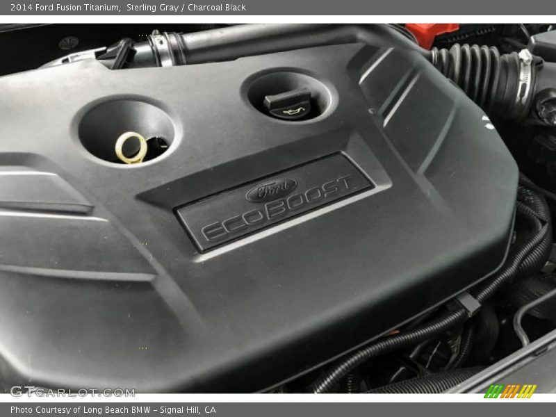 Sterling Gray / Charcoal Black 2014 Ford Fusion Titanium
