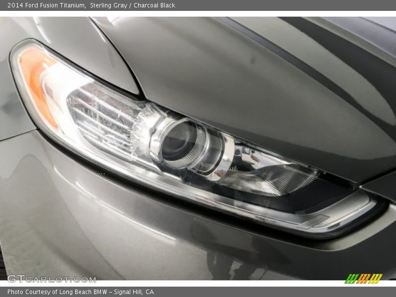 Sterling Gray / Charcoal Black 2014 Ford Fusion Titanium