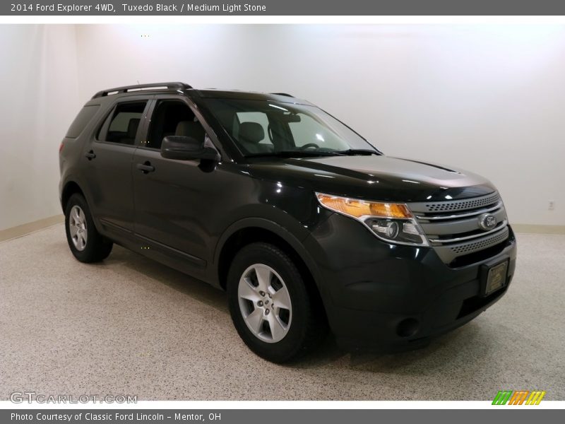 Tuxedo Black / Medium Light Stone 2014 Ford Explorer 4WD
