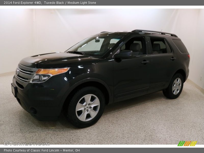 Tuxedo Black / Medium Light Stone 2014 Ford Explorer 4WD