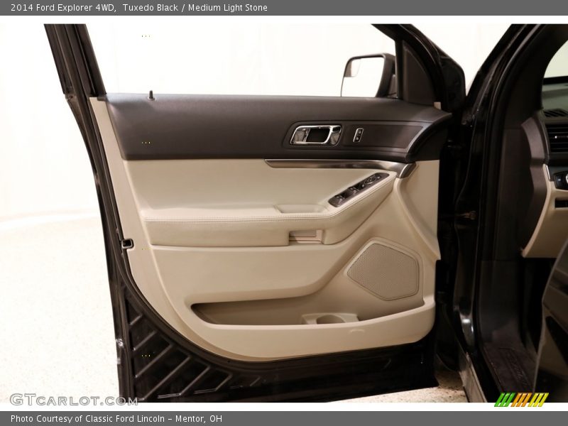 Tuxedo Black / Medium Light Stone 2014 Ford Explorer 4WD