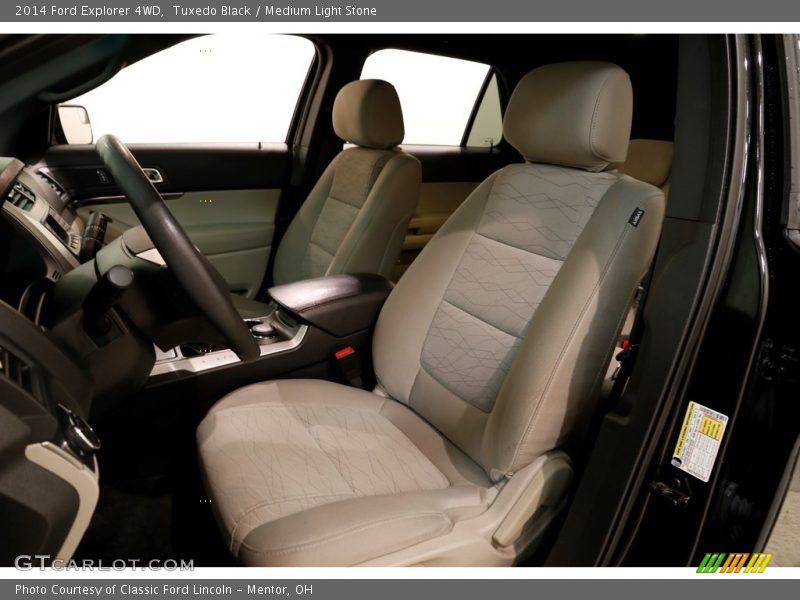 Tuxedo Black / Medium Light Stone 2014 Ford Explorer 4WD