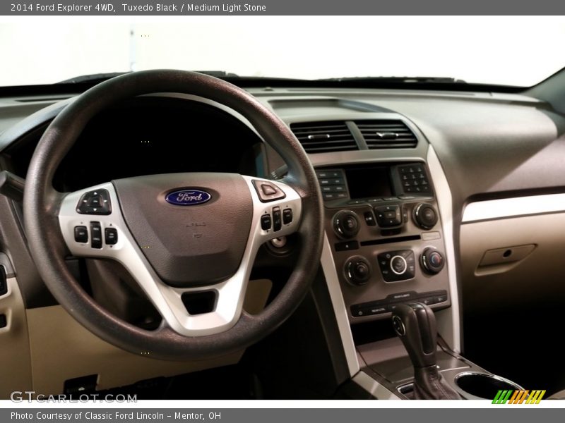 Tuxedo Black / Medium Light Stone 2014 Ford Explorer 4WD