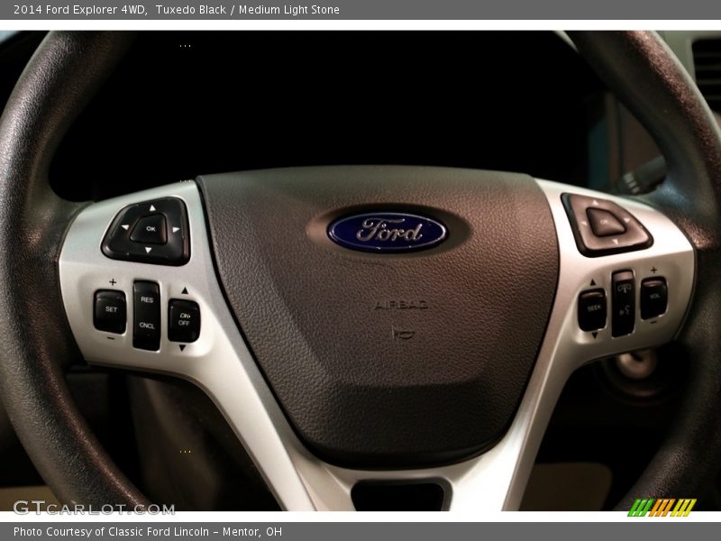 Tuxedo Black / Medium Light Stone 2014 Ford Explorer 4WD