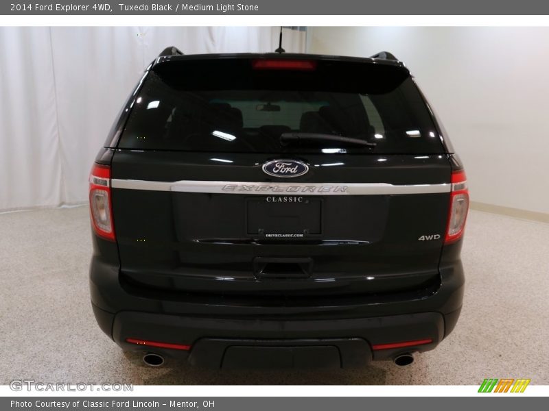 Tuxedo Black / Medium Light Stone 2014 Ford Explorer 4WD