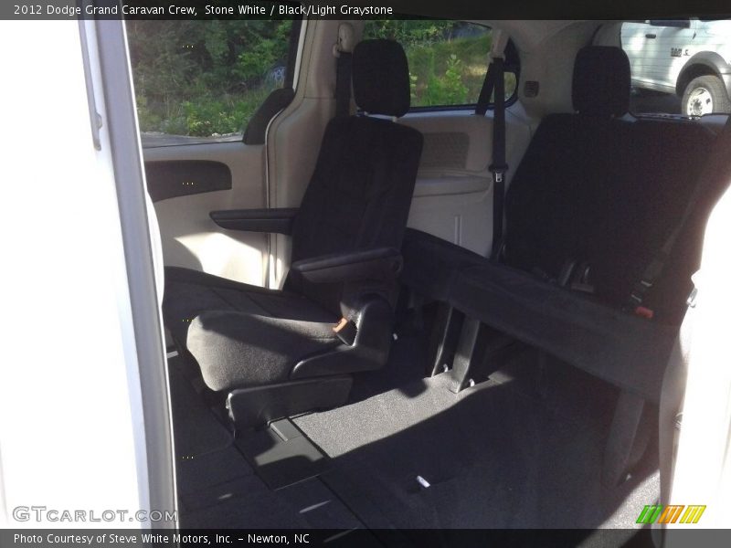 Stone White / Black/Light Graystone 2012 Dodge Grand Caravan Crew