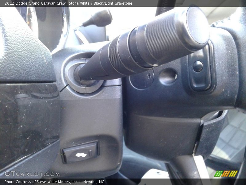 Stone White / Black/Light Graystone 2012 Dodge Grand Caravan Crew