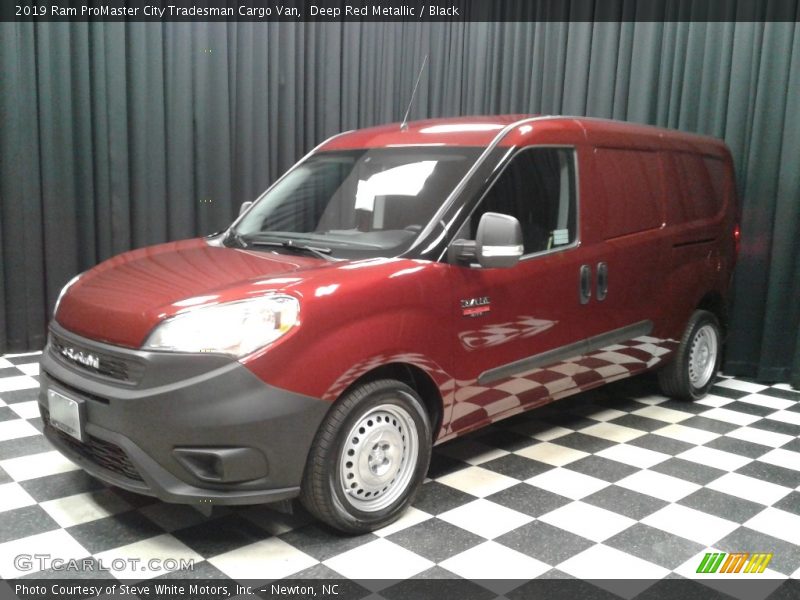 Deep Red Metallic / Black 2019 Ram ProMaster City Tradesman Cargo Van