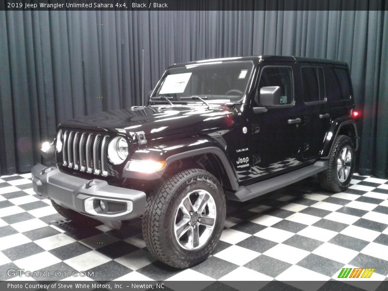 Black / Black 2019 Jeep Wrangler Unlimited Sahara 4x4