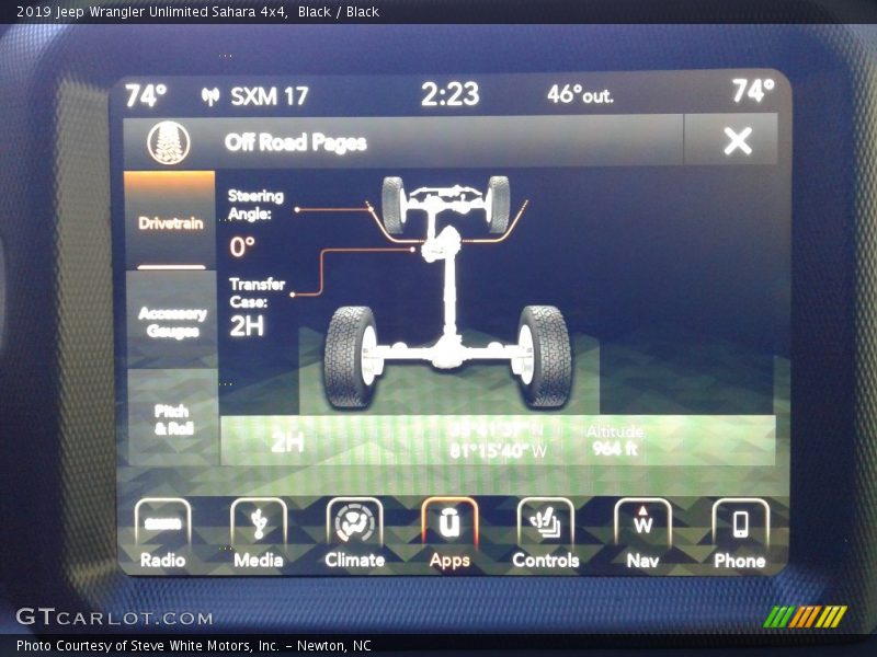 Black / Black 2019 Jeep Wrangler Unlimited Sahara 4x4