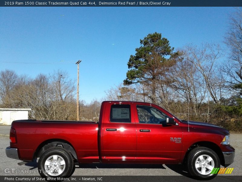 Delmonico Red Pearl / Black/Diesel Gray 2019 Ram 1500 Classic Tradesman Quad Cab 4x4