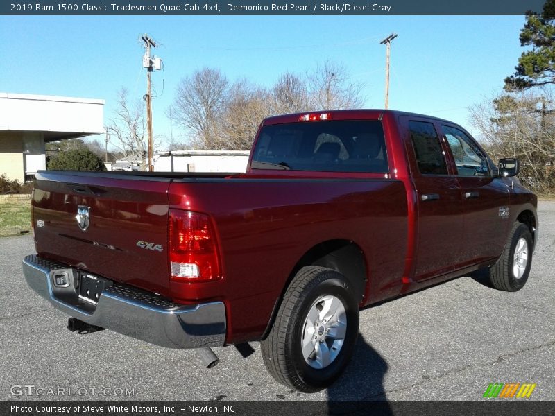 Delmonico Red Pearl / Black/Diesel Gray 2019 Ram 1500 Classic Tradesman Quad Cab 4x4