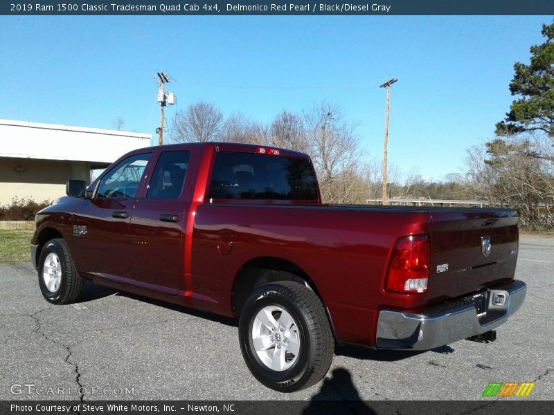 Delmonico Red Pearl / Black/Diesel Gray 2019 Ram 1500 Classic Tradesman Quad Cab 4x4