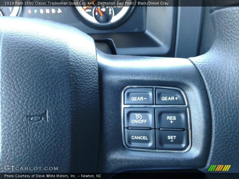 Delmonico Red Pearl / Black/Diesel Gray 2019 Ram 1500 Classic Tradesman Quad Cab 4x4