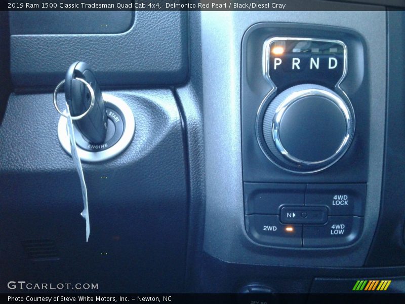 Delmonico Red Pearl / Black/Diesel Gray 2019 Ram 1500 Classic Tradesman Quad Cab 4x4