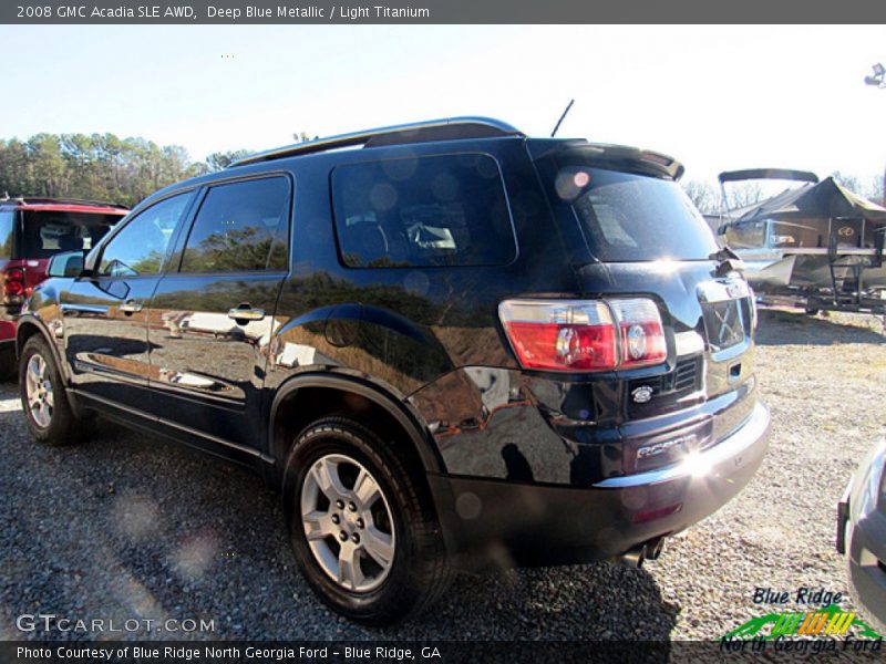 Deep Blue Metallic / Light Titanium 2008 GMC Acadia SLE AWD