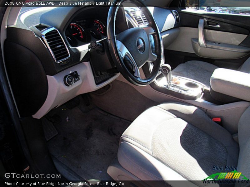 Deep Blue Metallic / Light Titanium 2008 GMC Acadia SLE AWD