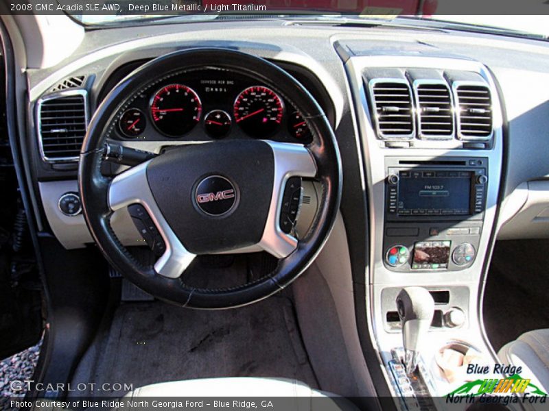 Deep Blue Metallic / Light Titanium 2008 GMC Acadia SLE AWD