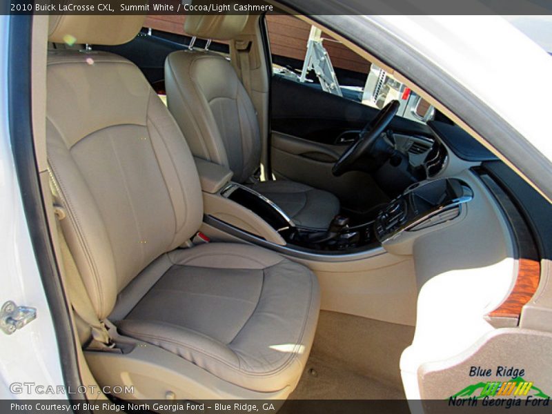 Summit White / Cocoa/Light Cashmere 2010 Buick LaCrosse CXL