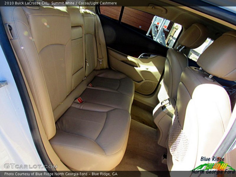 Summit White / Cocoa/Light Cashmere 2010 Buick LaCrosse CXL