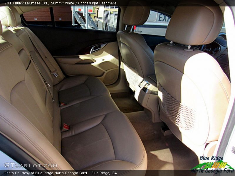 Summit White / Cocoa/Light Cashmere 2010 Buick LaCrosse CXL