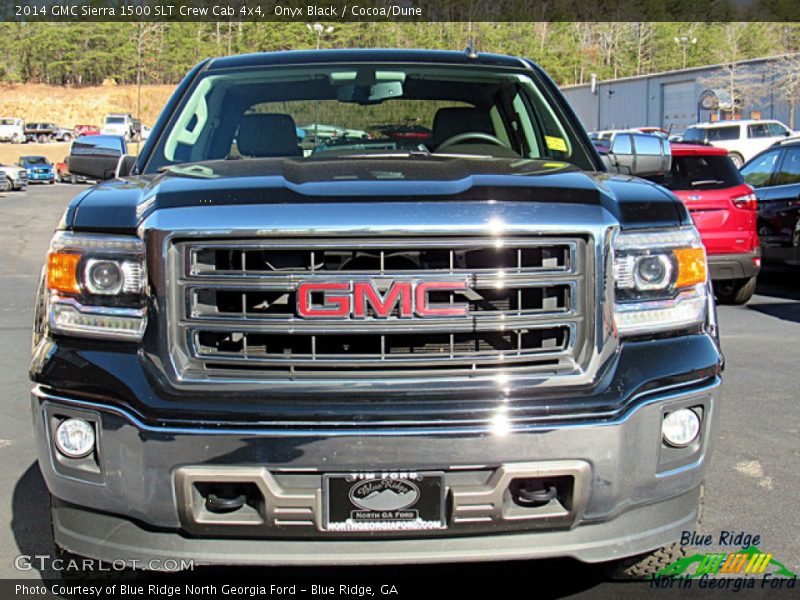 Onyx Black / Cocoa/Dune 2014 GMC Sierra 1500 SLT Crew Cab 4x4