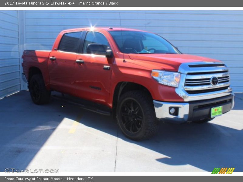 Inferno Orange / Black 2017 Toyota Tundra SR5 CrewMax 4x4