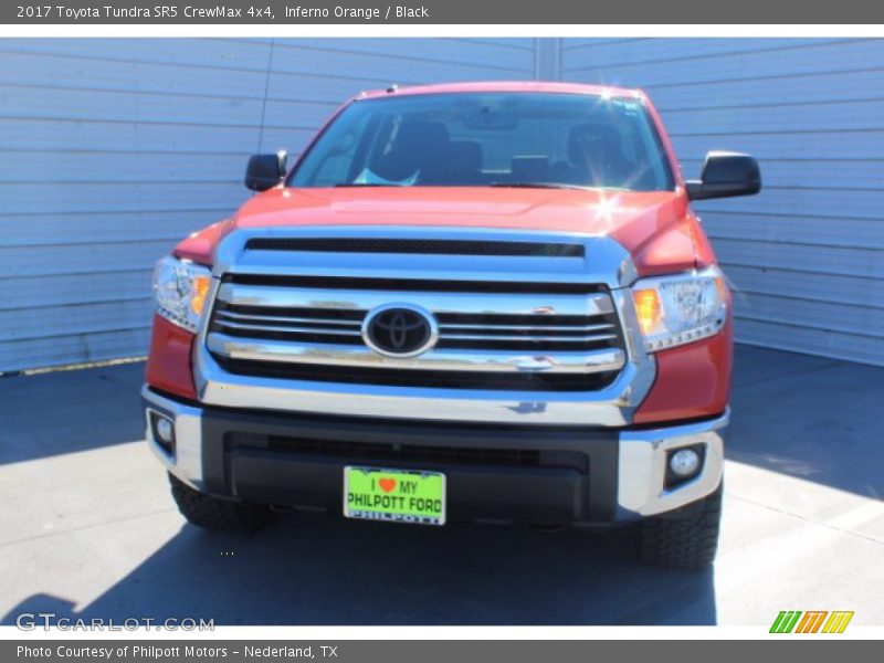 Inferno Orange / Black 2017 Toyota Tundra SR5 CrewMax 4x4