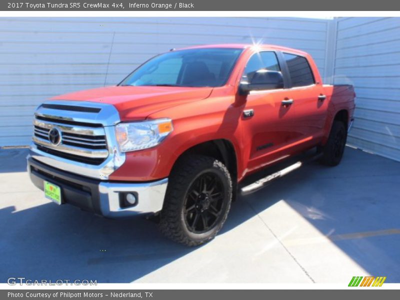 Inferno Orange / Black 2017 Toyota Tundra SR5 CrewMax 4x4