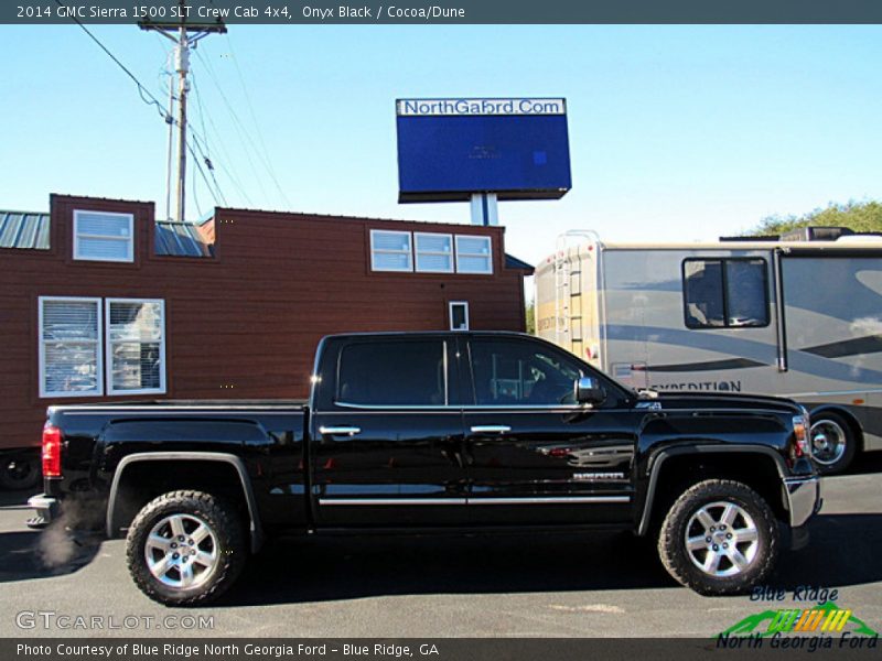 Onyx Black / Cocoa/Dune 2014 GMC Sierra 1500 SLT Crew Cab 4x4