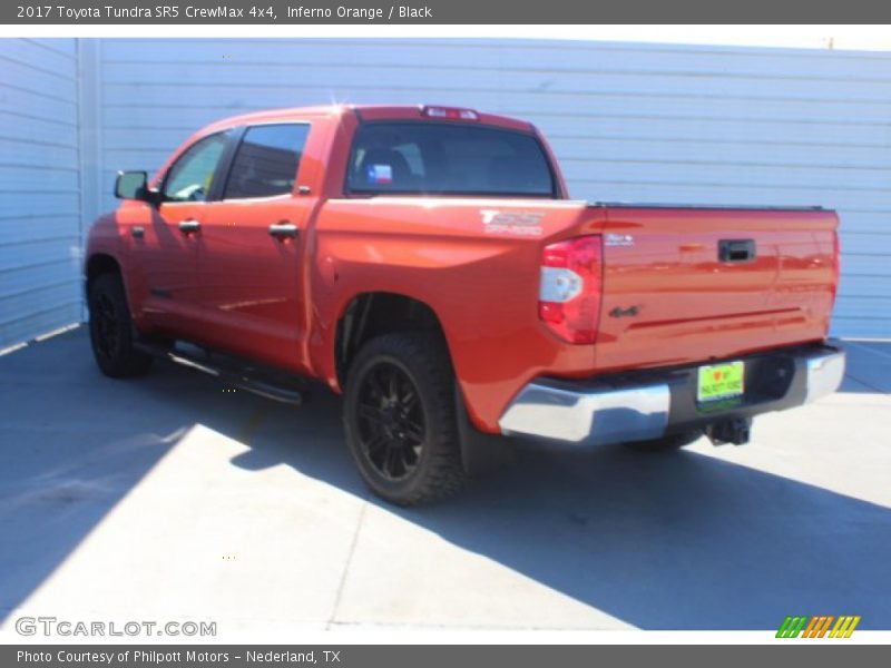 Inferno Orange / Black 2017 Toyota Tundra SR5 CrewMax 4x4