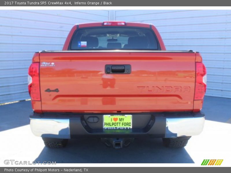 Inferno Orange / Black 2017 Toyota Tundra SR5 CrewMax 4x4