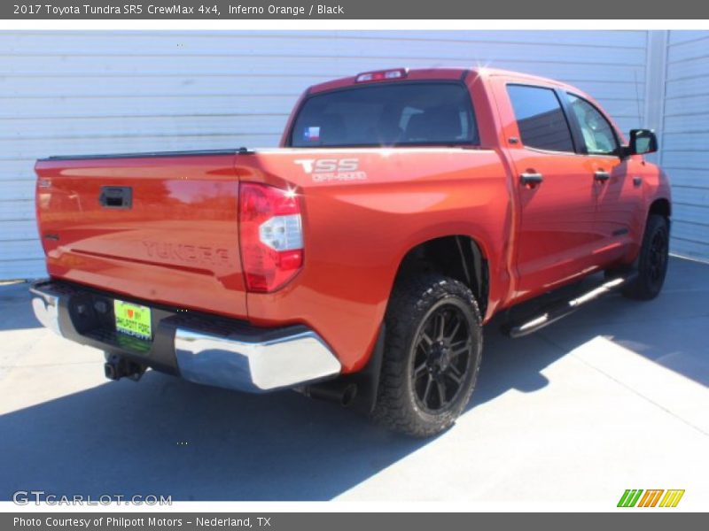Inferno Orange / Black 2017 Toyota Tundra SR5 CrewMax 4x4