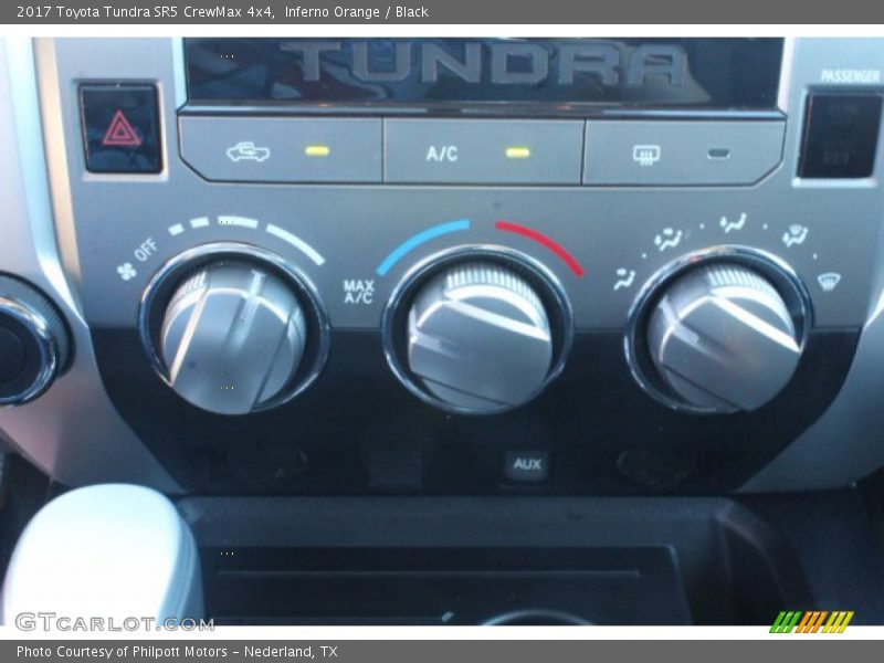 Inferno Orange / Black 2017 Toyota Tundra SR5 CrewMax 4x4