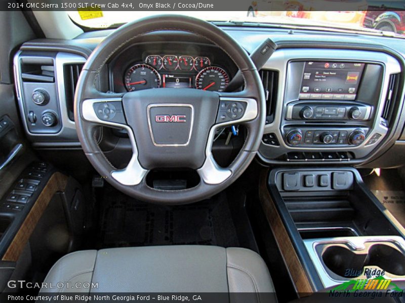 Onyx Black / Cocoa/Dune 2014 GMC Sierra 1500 SLT Crew Cab 4x4