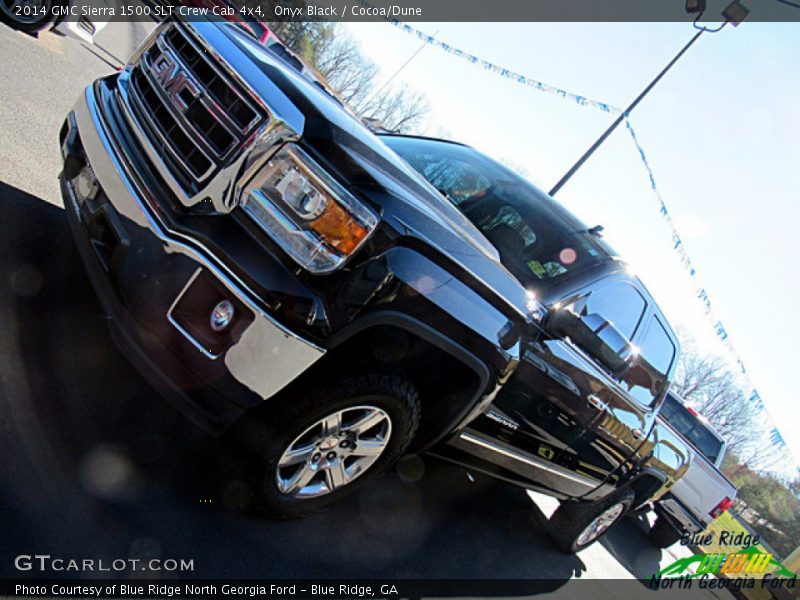 Onyx Black / Cocoa/Dune 2014 GMC Sierra 1500 SLT Crew Cab 4x4