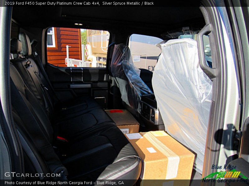 Silver Spruce Metallic / Black 2019 Ford F450 Super Duty Platinum Crew Cab 4x4