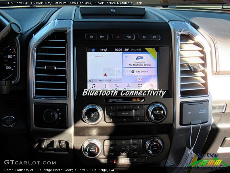 Silver Spruce Metallic / Black 2019 Ford F450 Super Duty Platinum Crew Cab 4x4