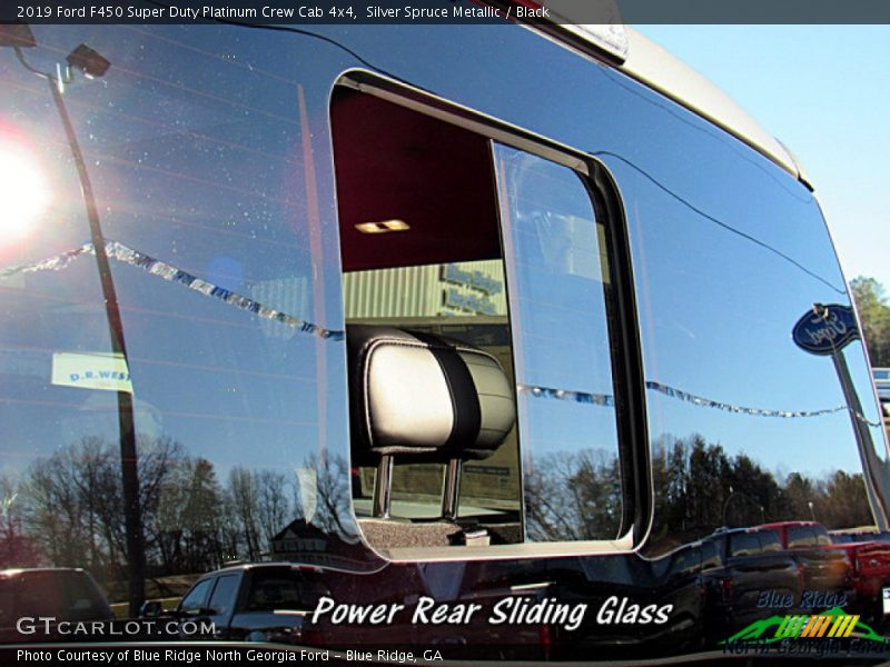 Silver Spruce Metallic / Black 2019 Ford F450 Super Duty Platinum Crew Cab 4x4