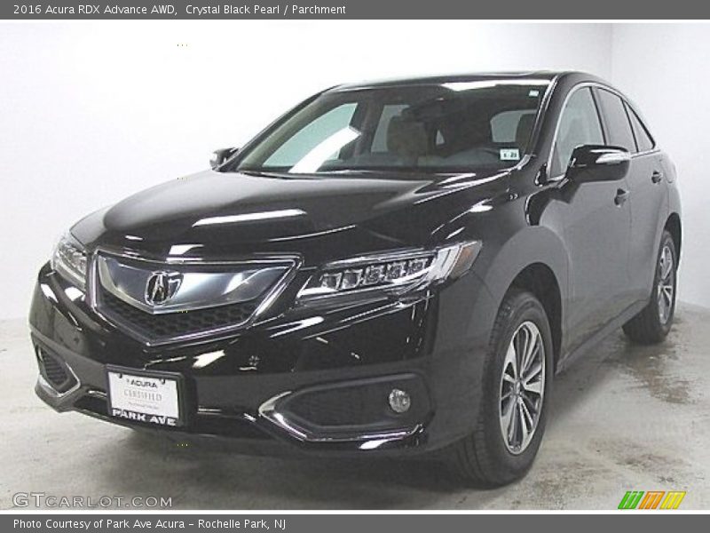 Crystal Black Pearl / Parchment 2016 Acura RDX Advance AWD