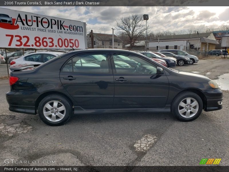 Black Sand Pearl / Dark Charcoal 2006 Toyota Corolla S