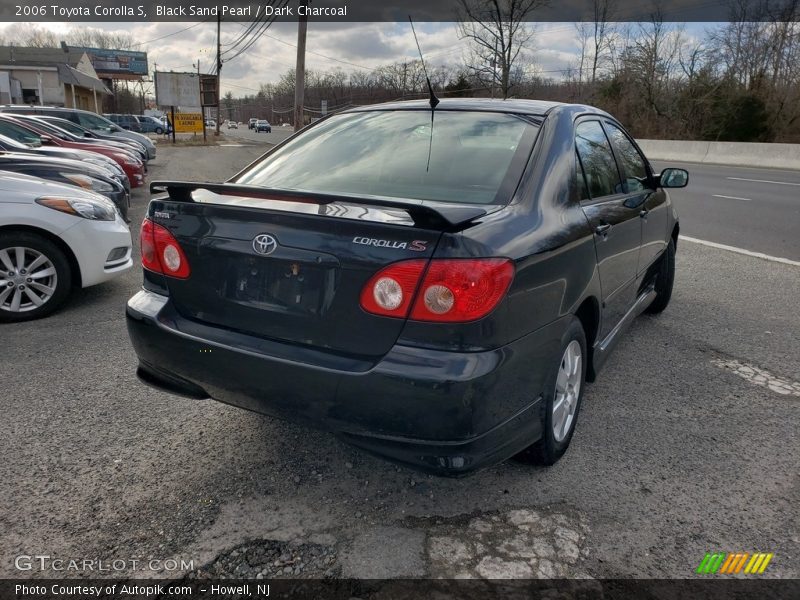 Black Sand Pearl / Dark Charcoal 2006 Toyota Corolla S