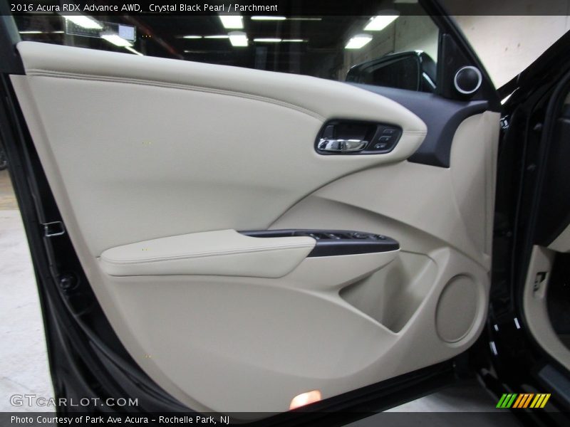 Crystal Black Pearl / Parchment 2016 Acura RDX Advance AWD