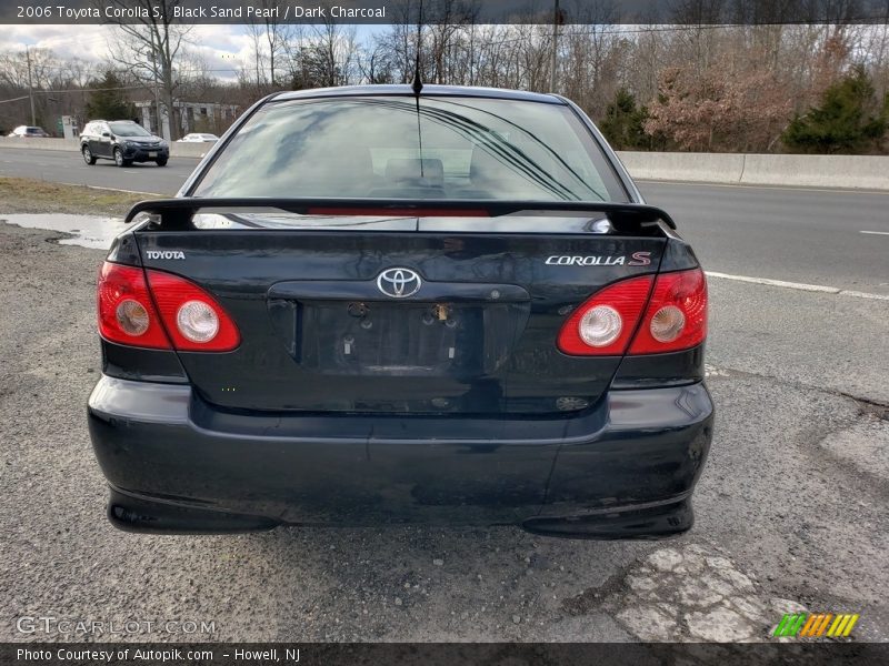 Black Sand Pearl / Dark Charcoal 2006 Toyota Corolla S