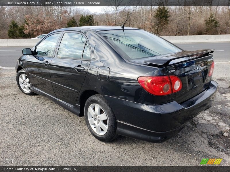 Black Sand Pearl / Dark Charcoal 2006 Toyota Corolla S