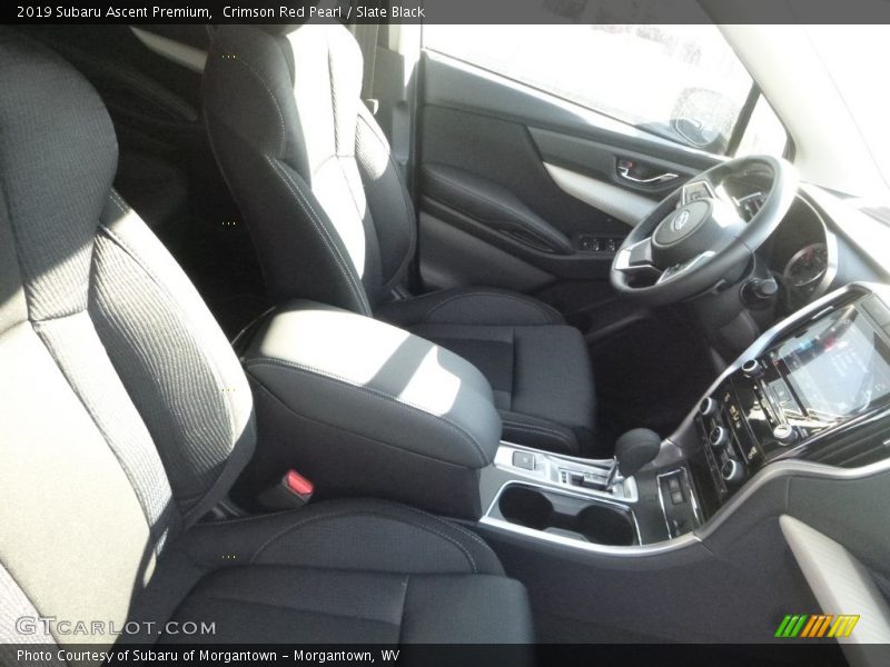 Crimson Red Pearl / Slate Black 2019 Subaru Ascent Premium