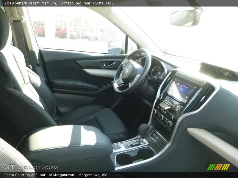 Crimson Red Pearl / Slate Black 2019 Subaru Ascent Premium