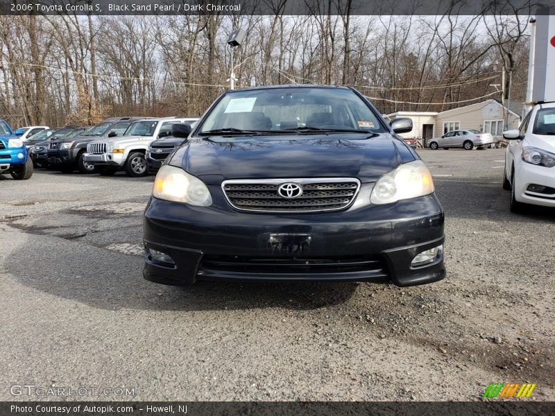 Black Sand Pearl / Dark Charcoal 2006 Toyota Corolla S